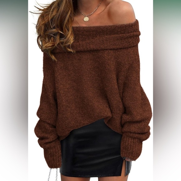 None Sweaters - 🆕 Women's Off The Shoulder Sweater